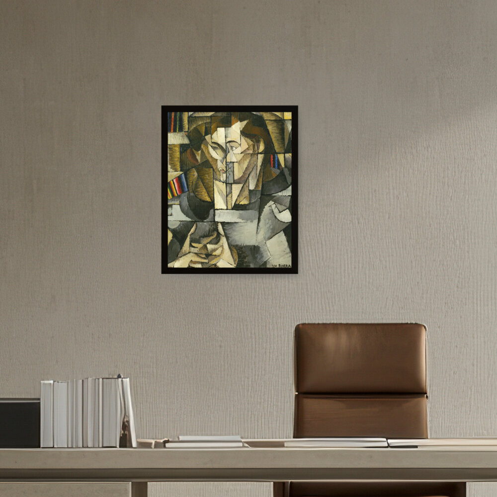 Portrait Of Jacques Lipchitz - Framed Canvas