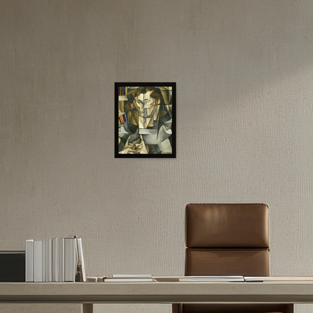 Portrait Of Jacques Lipchitz - Framed Canvas