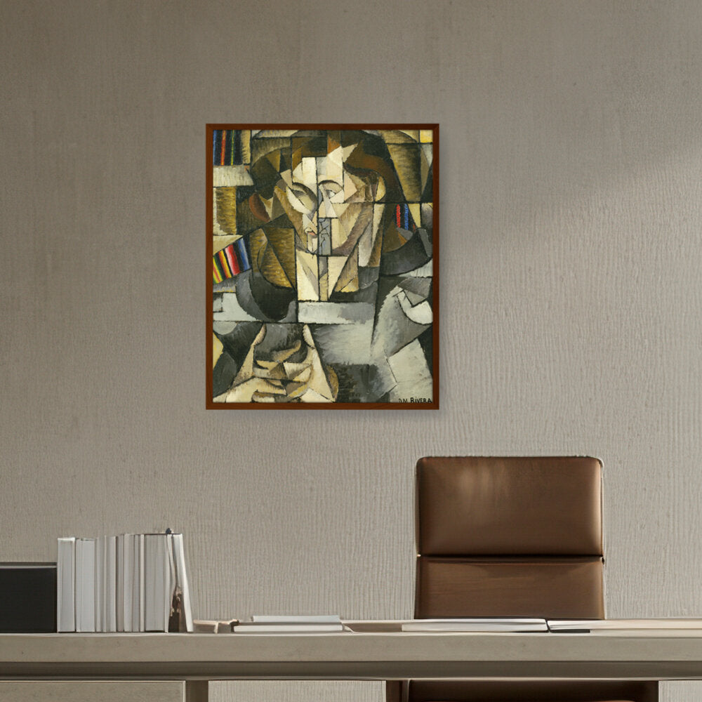 Portrait Of Jacques Lipchitz - Framed Canvas