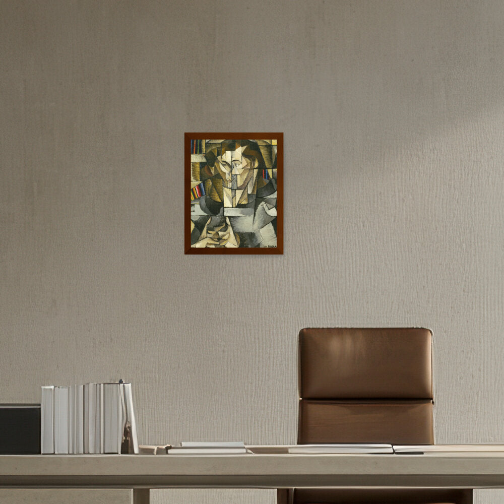Portrait Of Jacques Lipchitz - Framed Canvas
