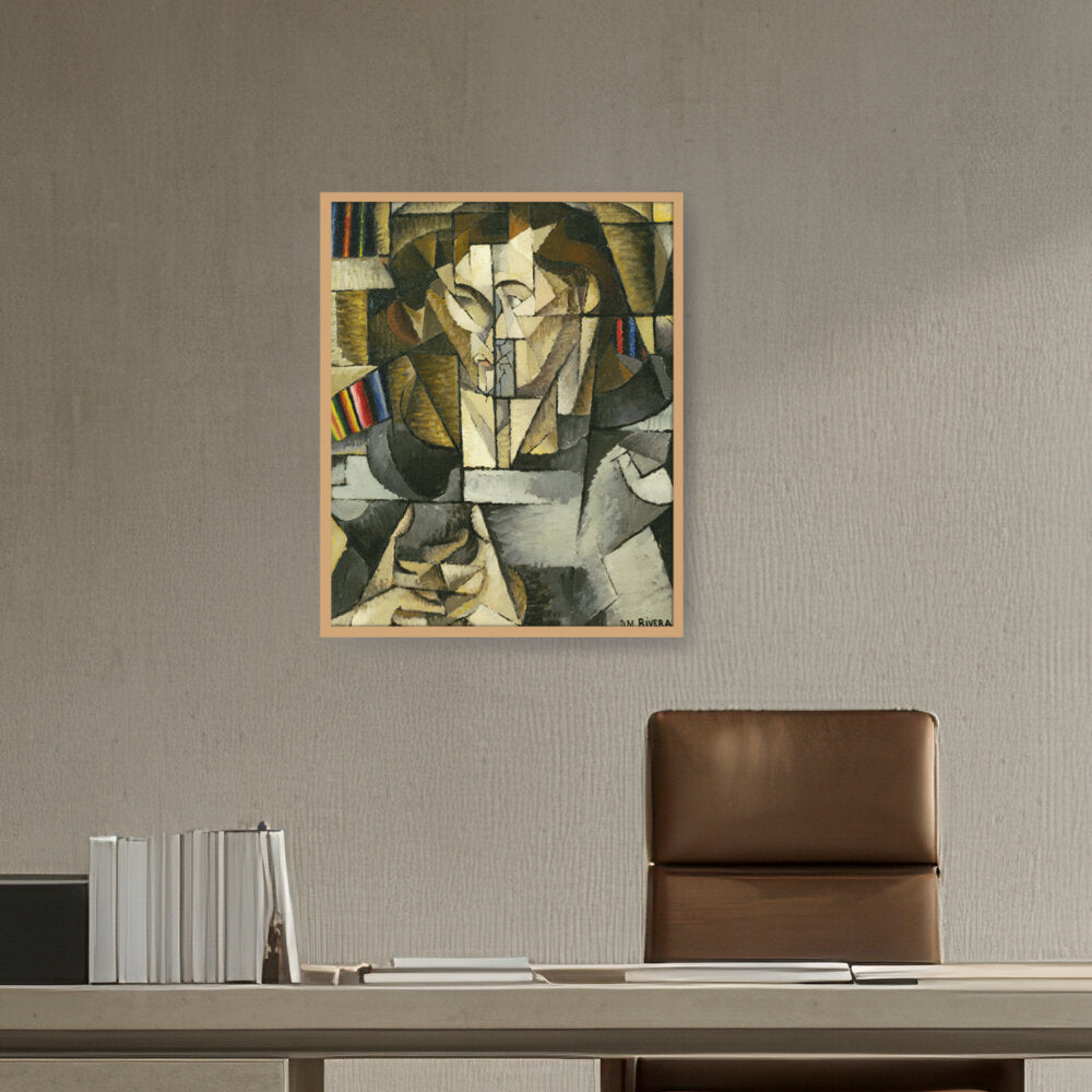Portrait Of Jacques Lipchitz - Framed Canvas