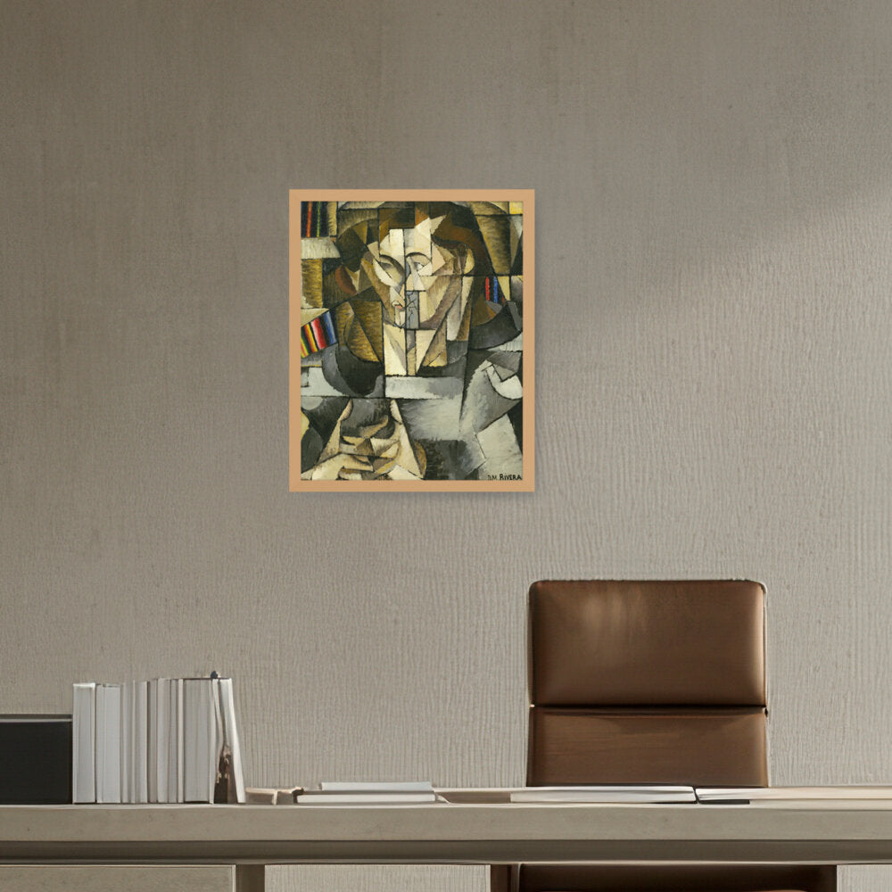 Portrait Of Jacques Lipchitz - Framed Canvas