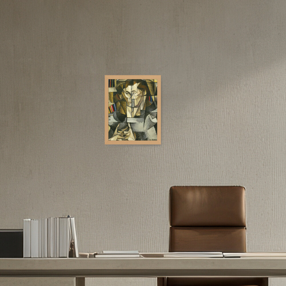 Portrait Of Jacques Lipchitz - Framed Canvas