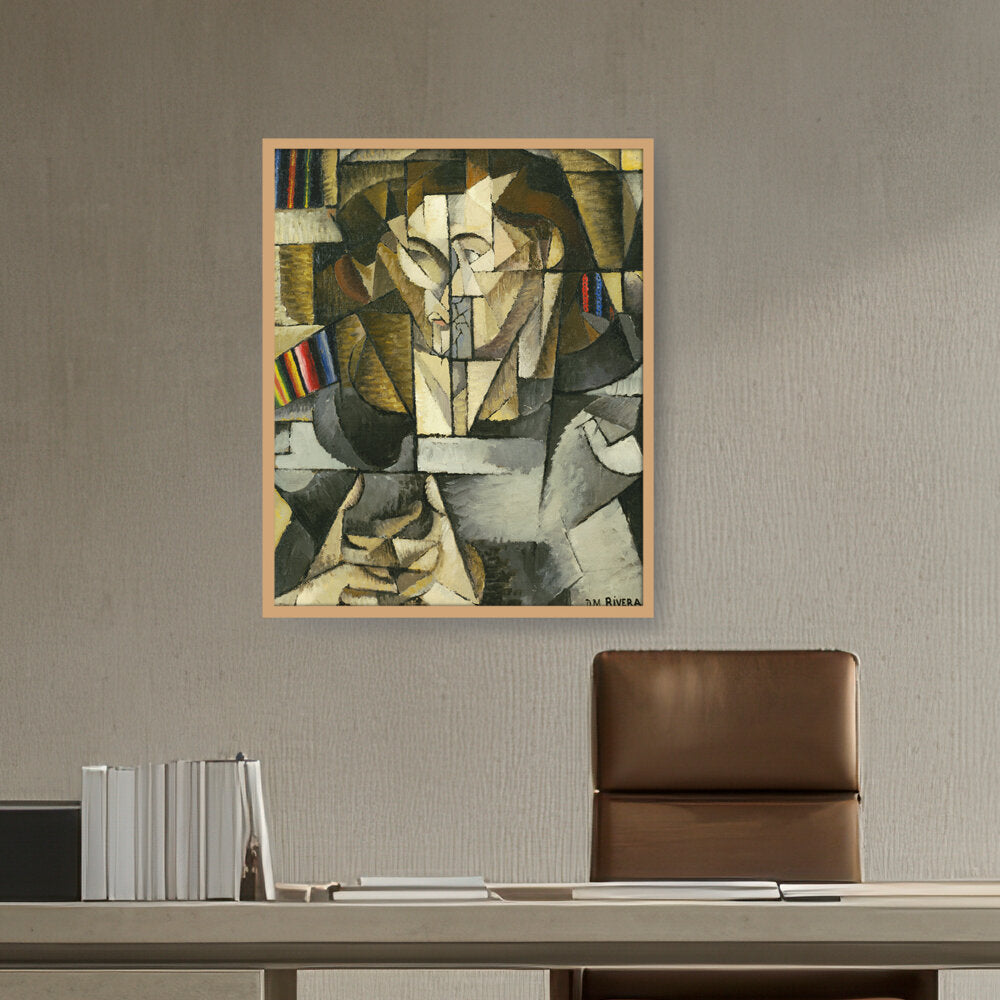 Portrait Of Jacques Lipchitz - Framed Canvas