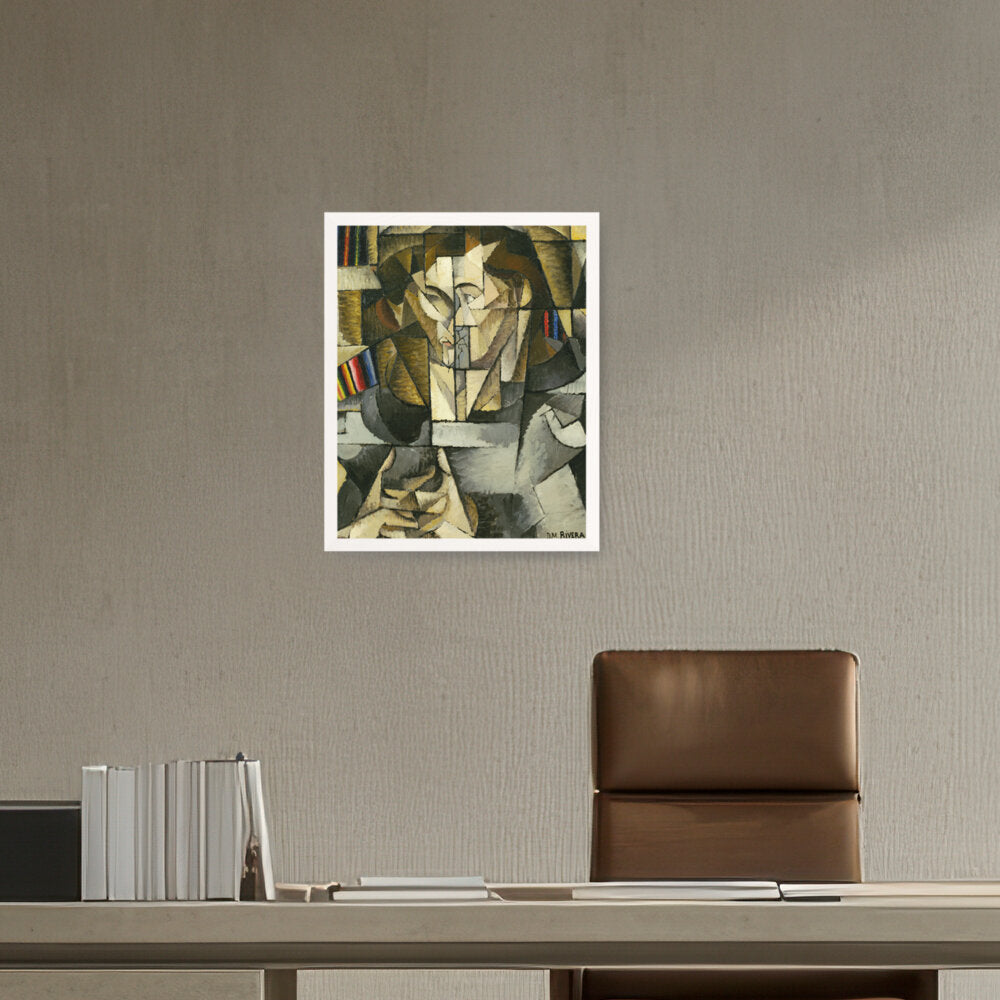 Portrait Of Jacques Lipchitz - Framed Canvas
