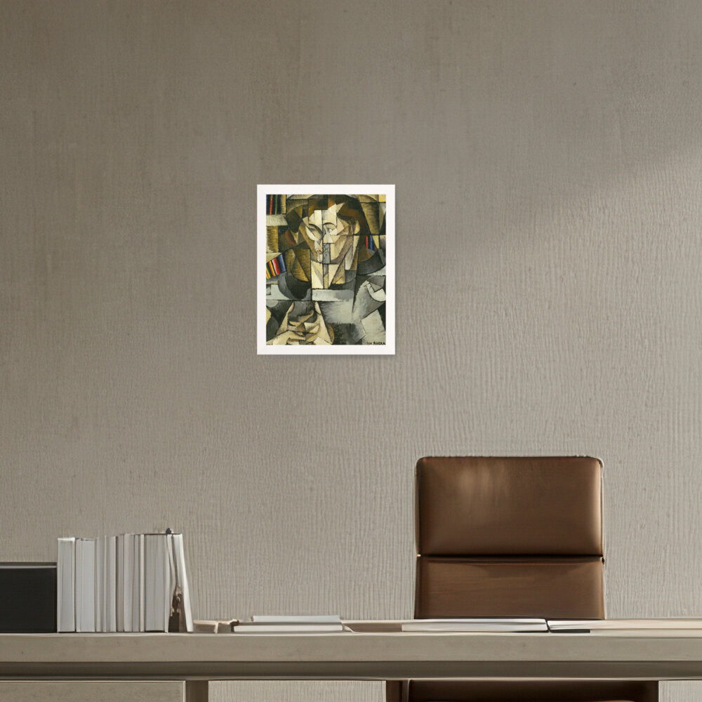 Portrait Of Jacques Lipchitz - Framed Canvas