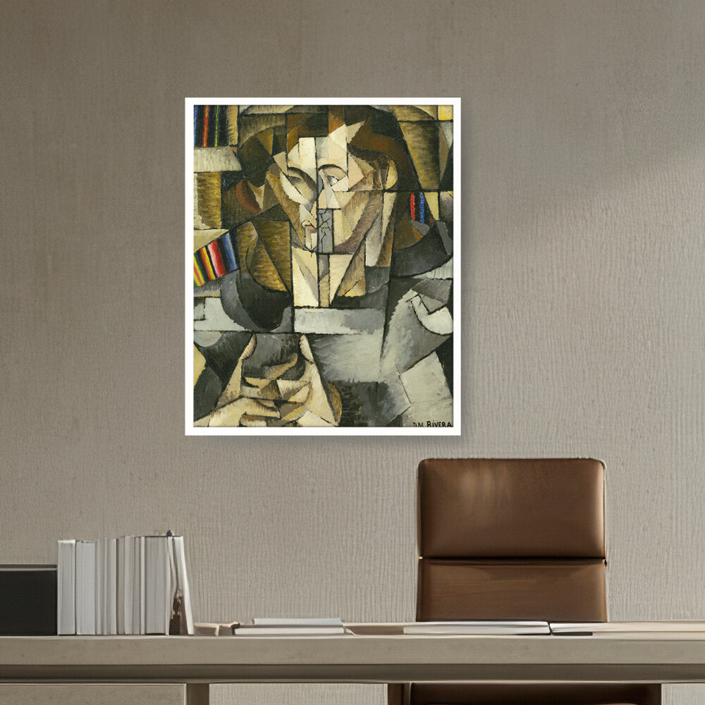 Portrait Of Jacques Lipchitz - Framed Canvas