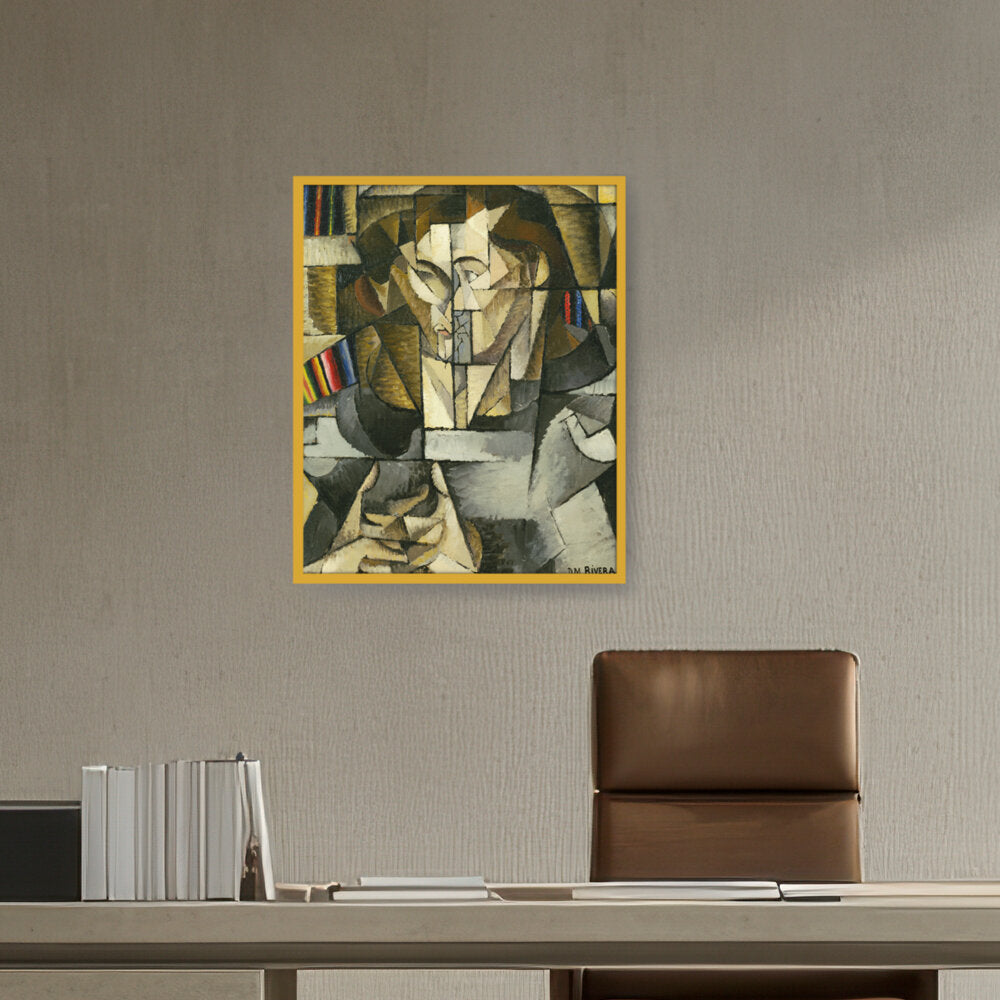 Portrait Of Jacques Lipchitz - Framed Canvas