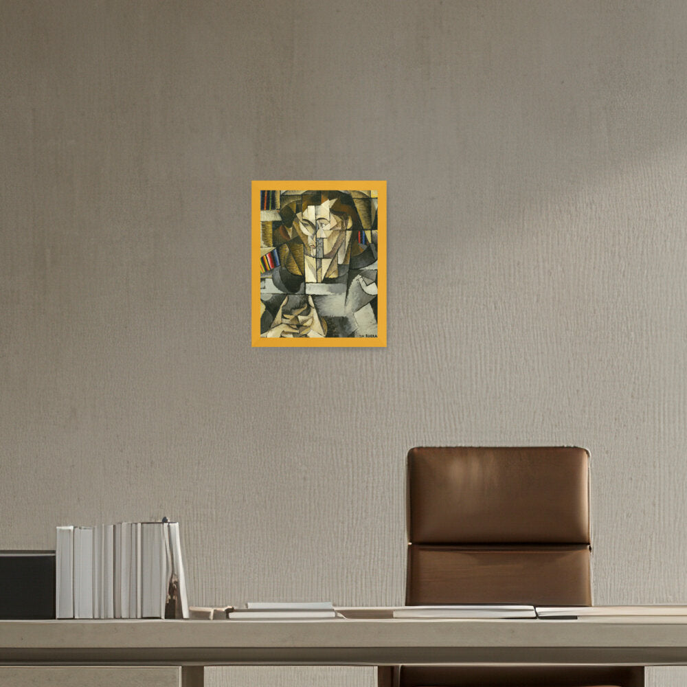 Portrait Of Jacques Lipchitz - Framed Canvas