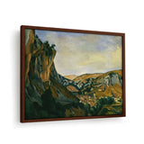 Valley Of The Lot At Vers - Framed Canvas