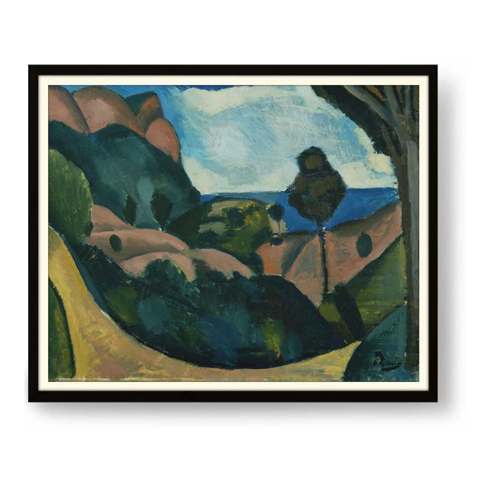 Landscape Near Cassis - WALL MOUNT FRAME