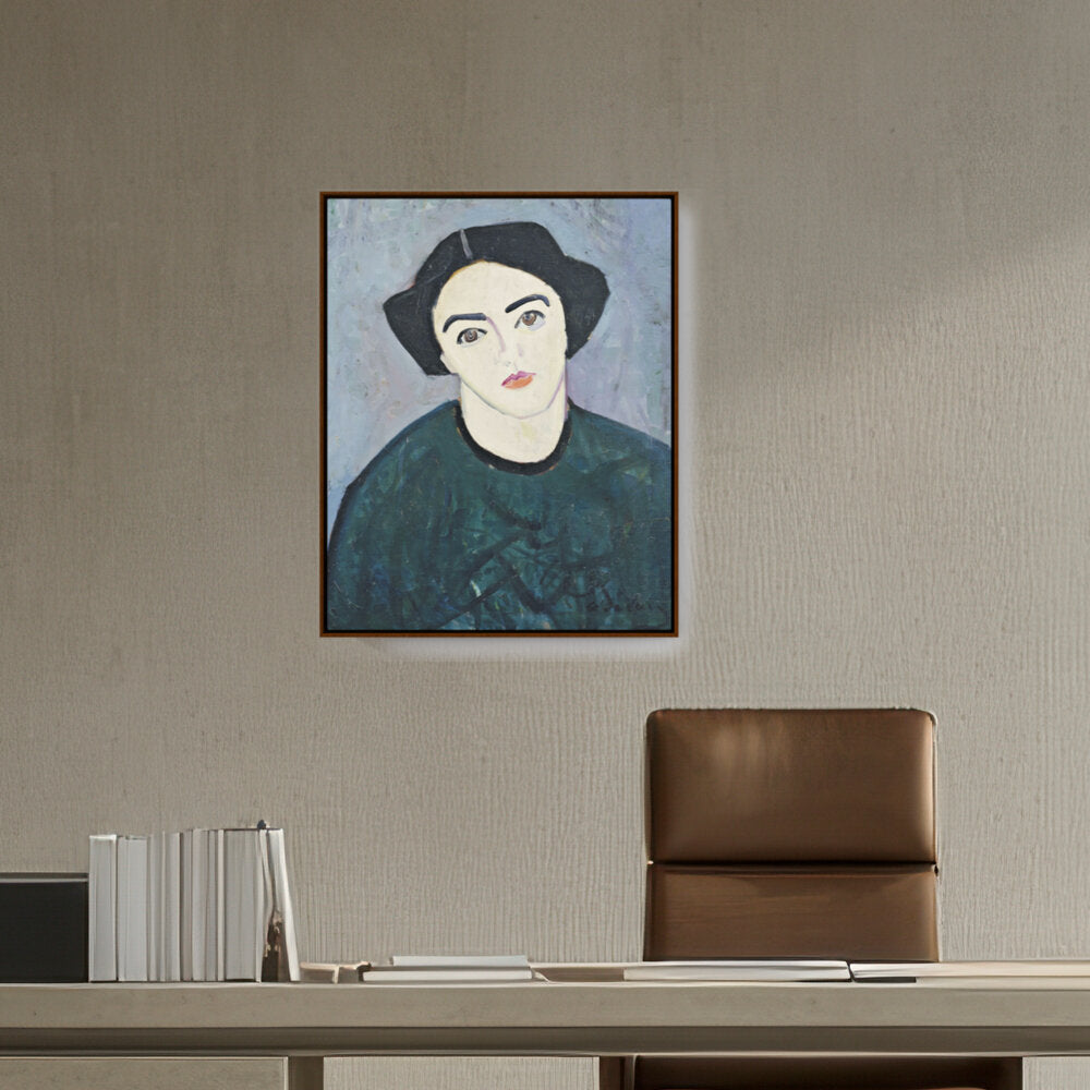 Madame Derain In Green - FLOATING FRAME