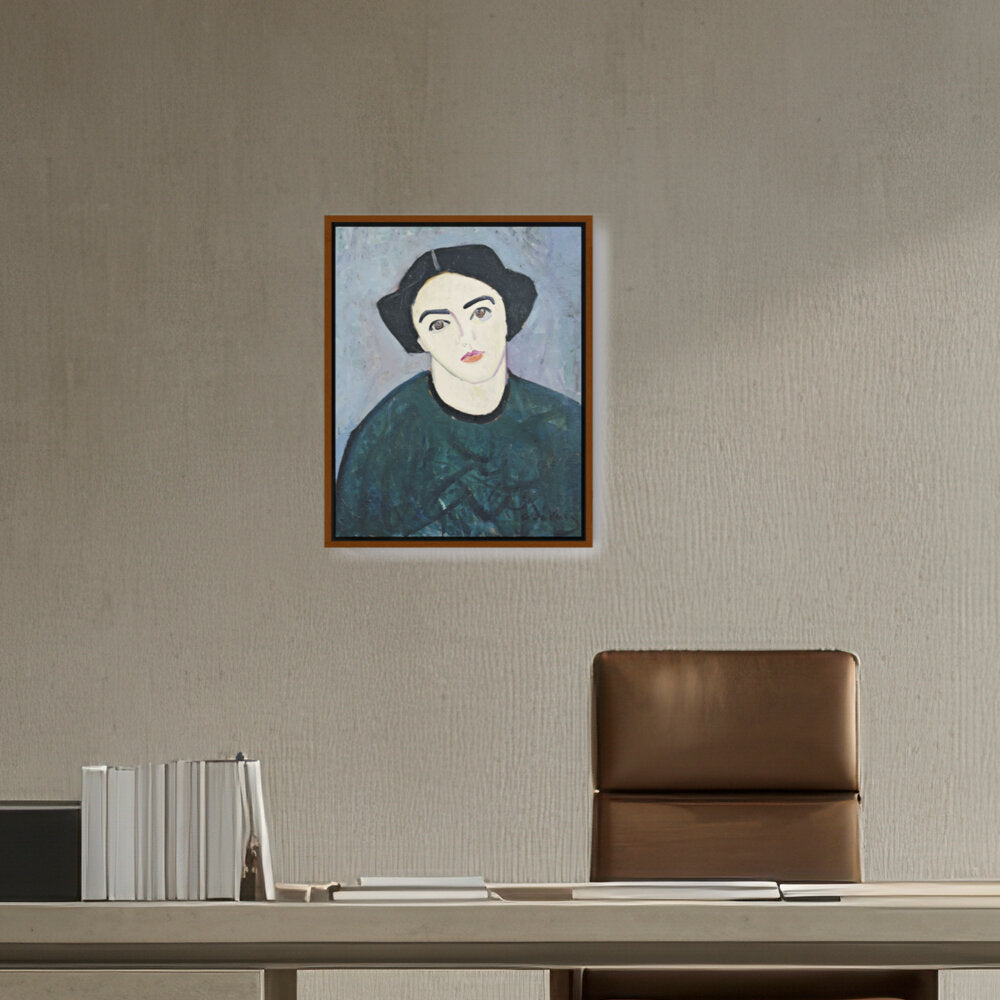 Madame Derain In Green - FLOATING FRAME