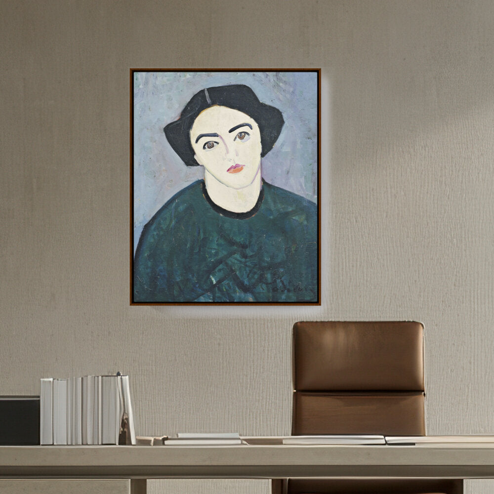 Madame Derain In Green - FLOATING FRAME