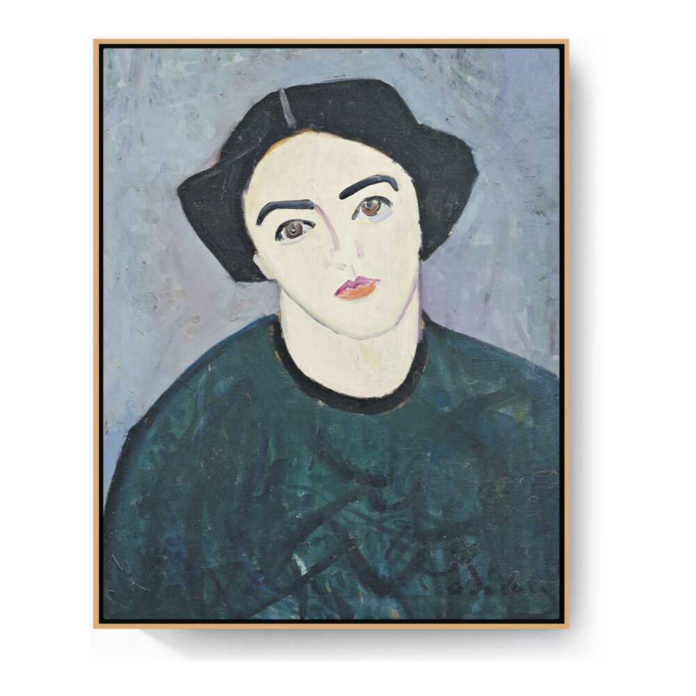 Madame Derain In Green - FLOATING FRAME