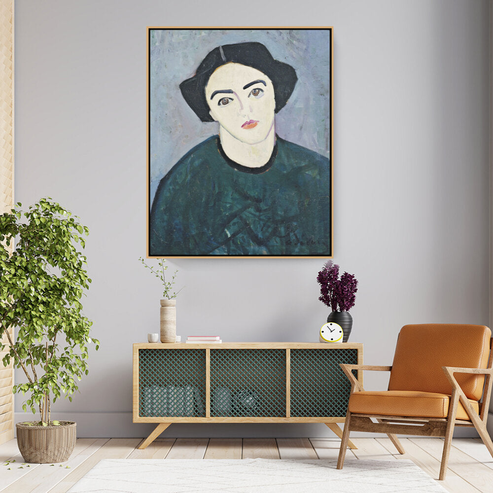 Madame Derain In Green - FLOATING FRAME