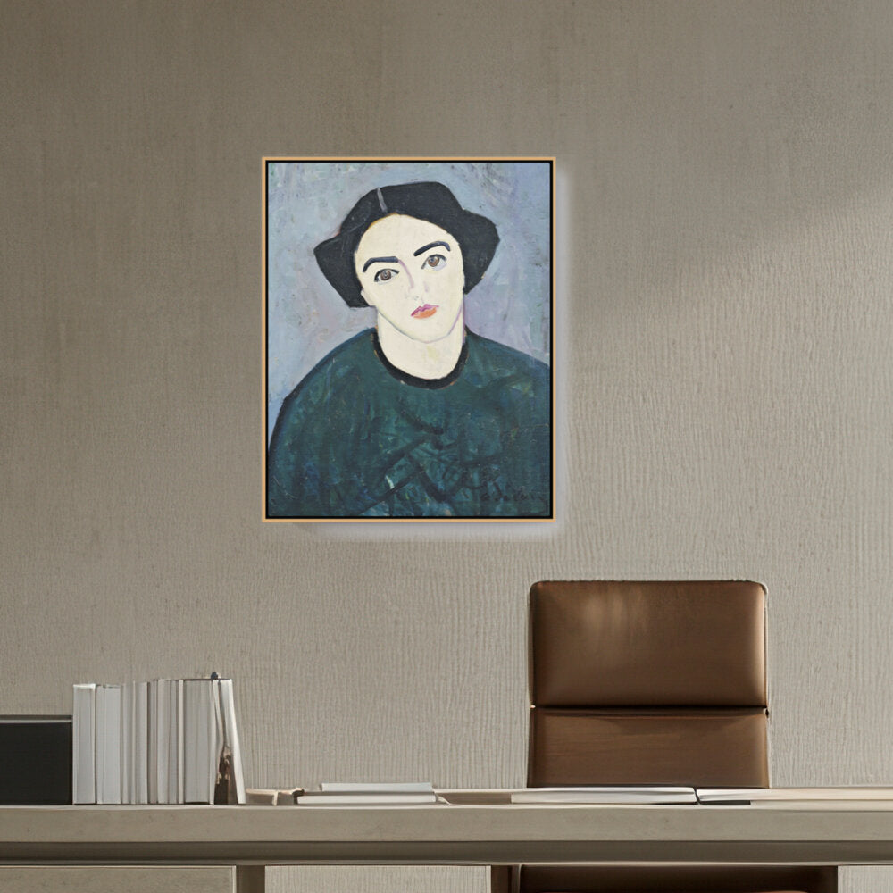 Madame Derain In Green - FLOATING FRAME