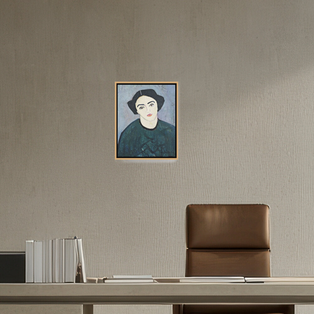 Madame Derain In Green - FLOATING FRAME