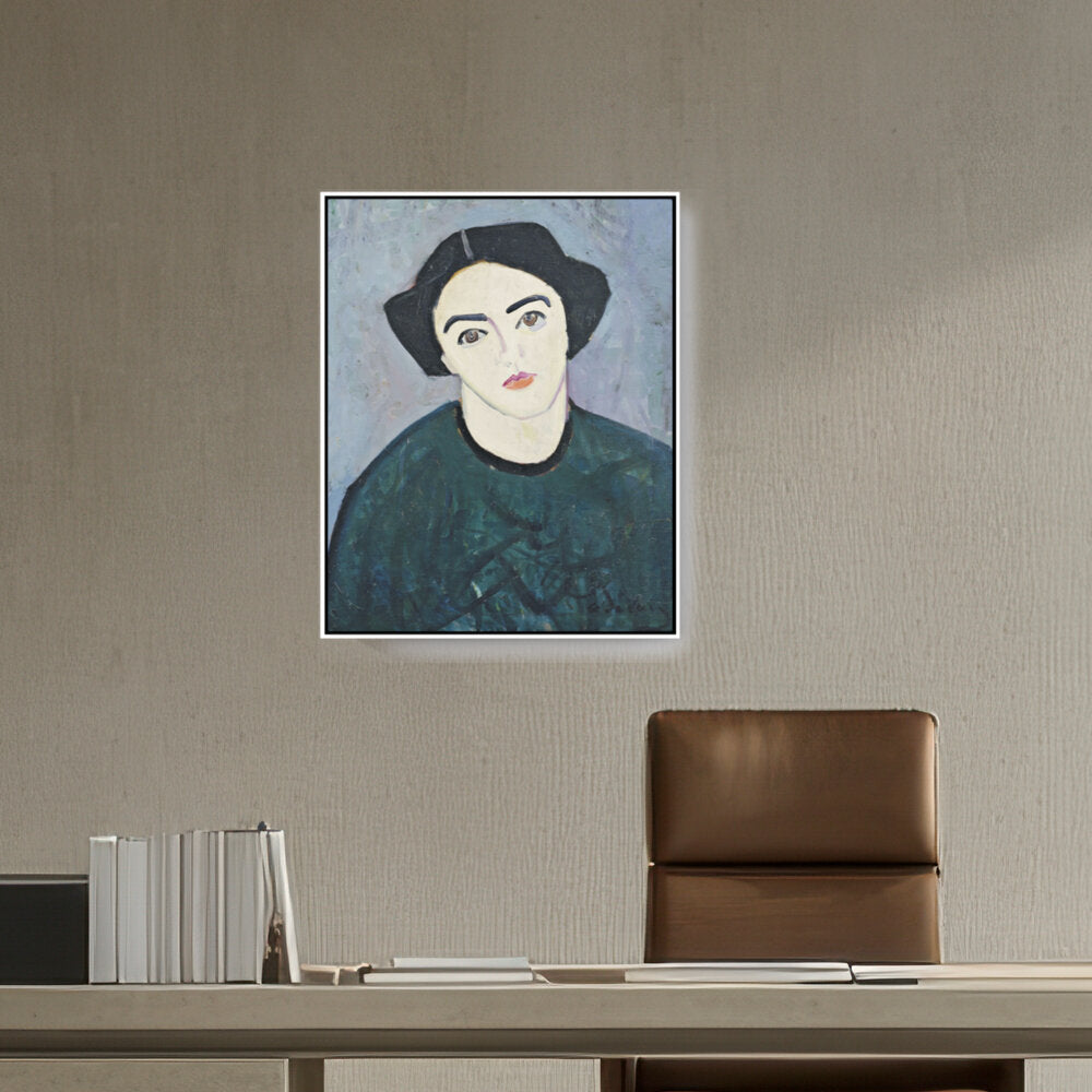 Madame Derain In Green - FLOATING FRAME