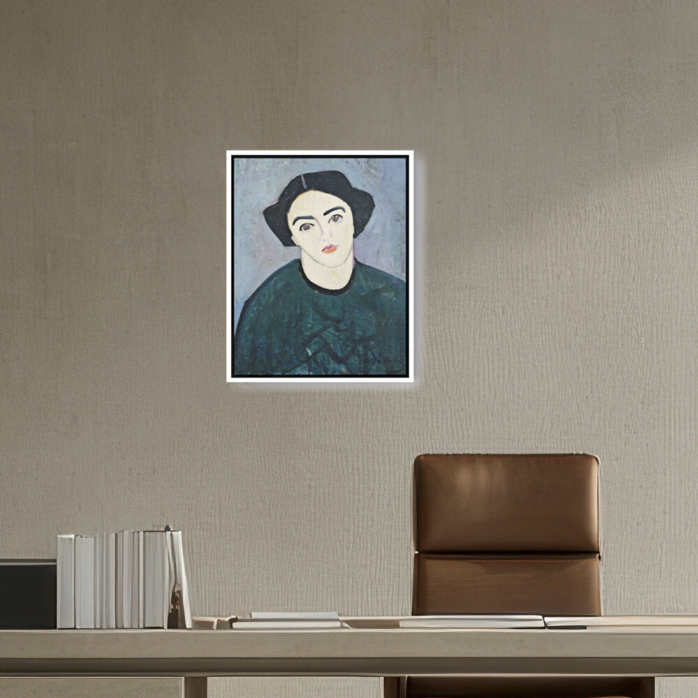 Madame Derain In Green - FLOATING FRAME