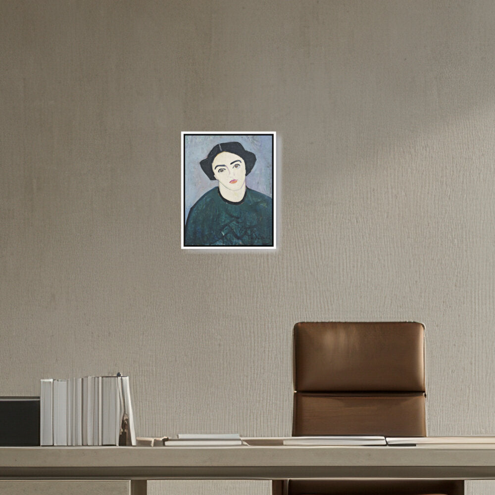 Madame Derain In Green - FLOATING FRAME