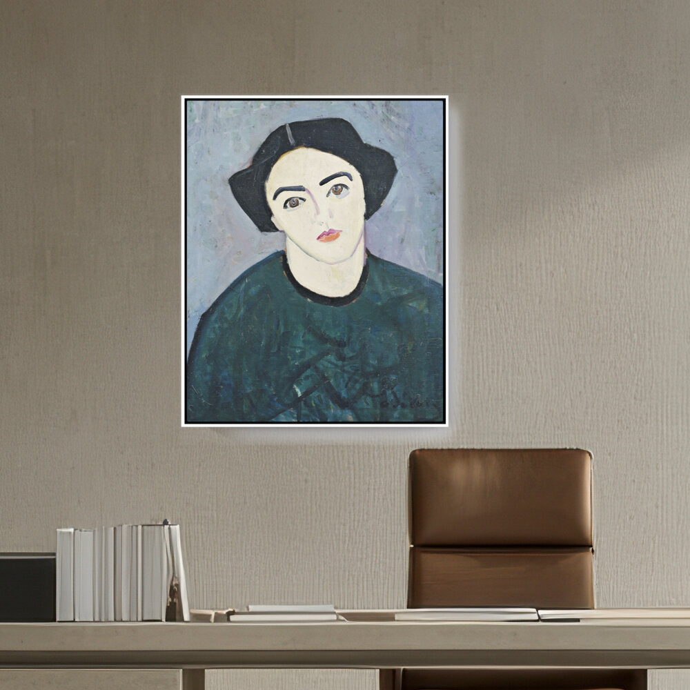 Madame Derain In Green - FLOATING FRAME