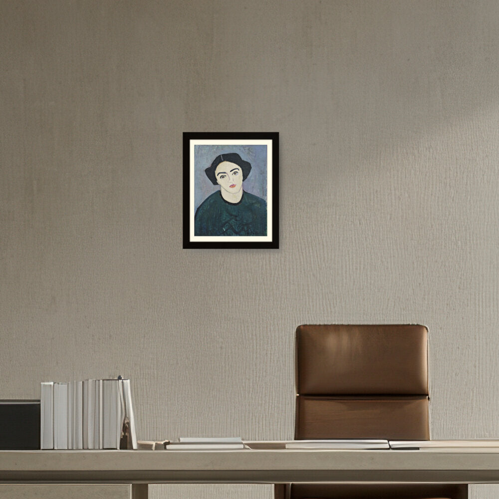 Madame Derain In Green - WALL MOUNT FRAME