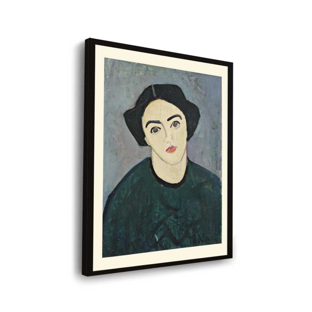 Madame Derain In Green - WALL MOUNT FRAME