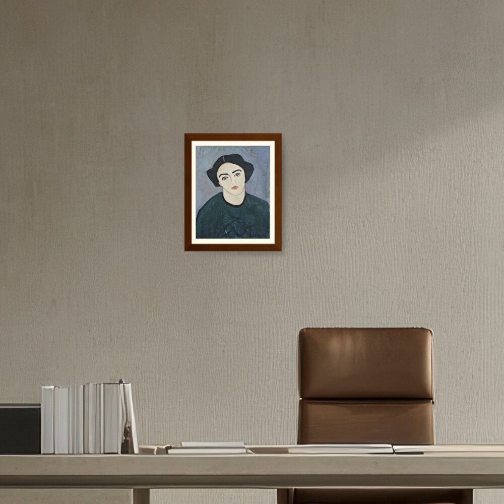 Madame Derain In Green - WALL MOUNT FRAME