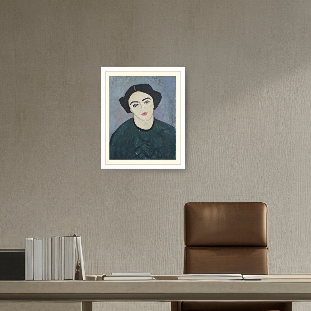 Madame Derain In Green - WALL MOUNT FRAME