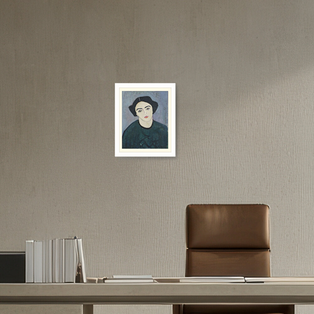 Madame Derain In Green - WALL MOUNT FRAME