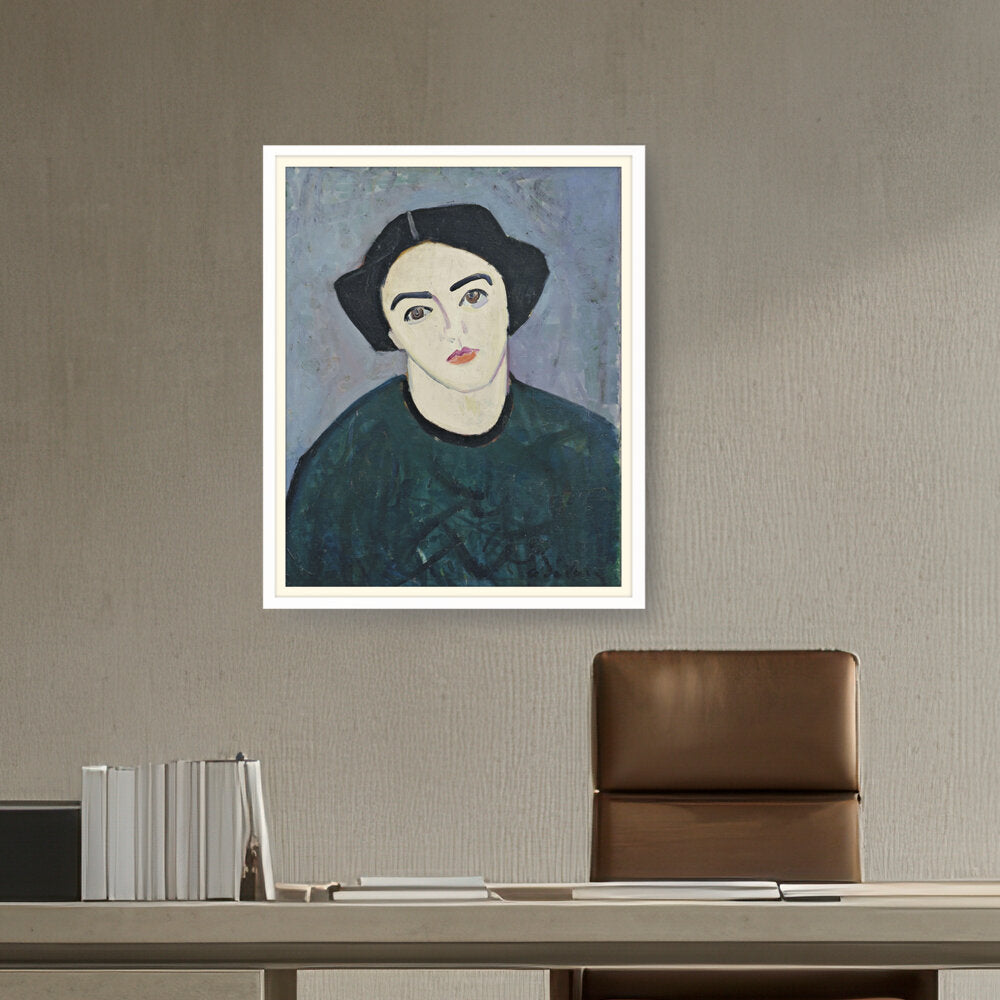 Madame Derain In Green - WALL MOUNT FRAME