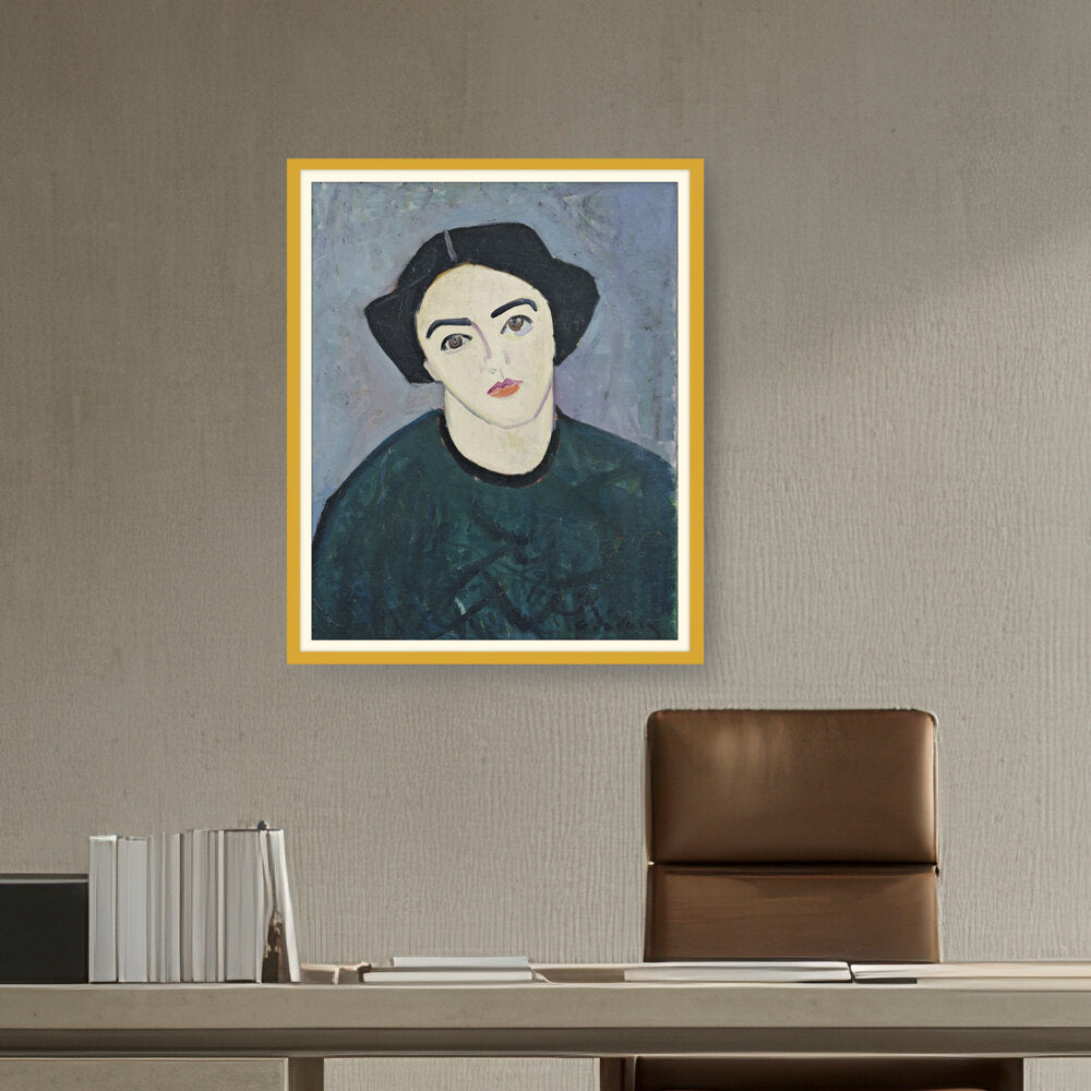 Madame Derain In Green - WALL MOUNT FRAME