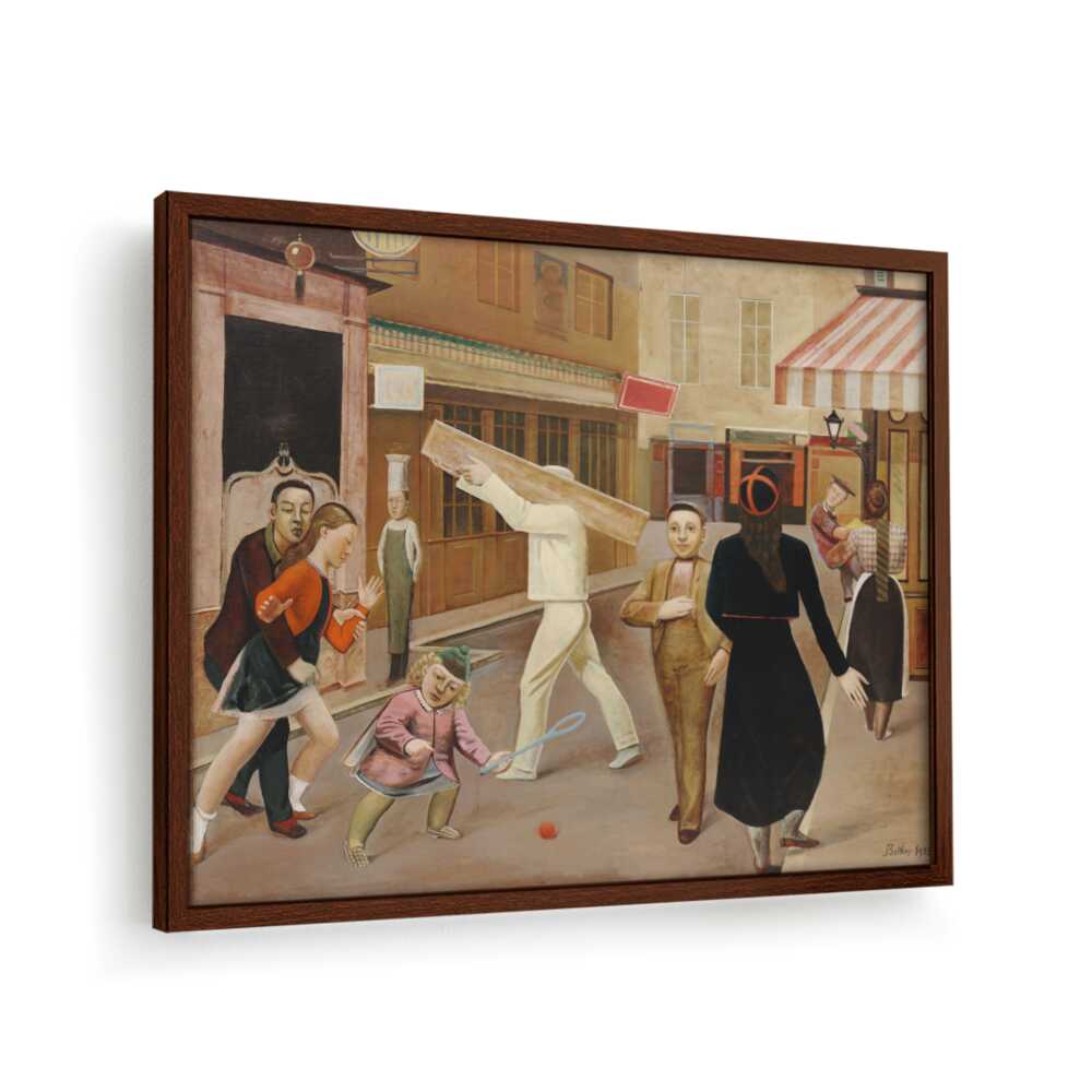 The Street - Framed Canvas