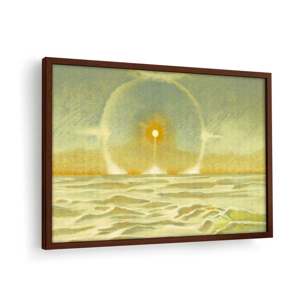 White Sand Under Blue Sky - Framed Canvas