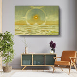 White Sand Under Blue Sky - Wall Canvas