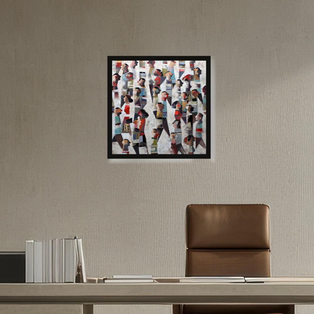 Vamos - Framed Canvas
