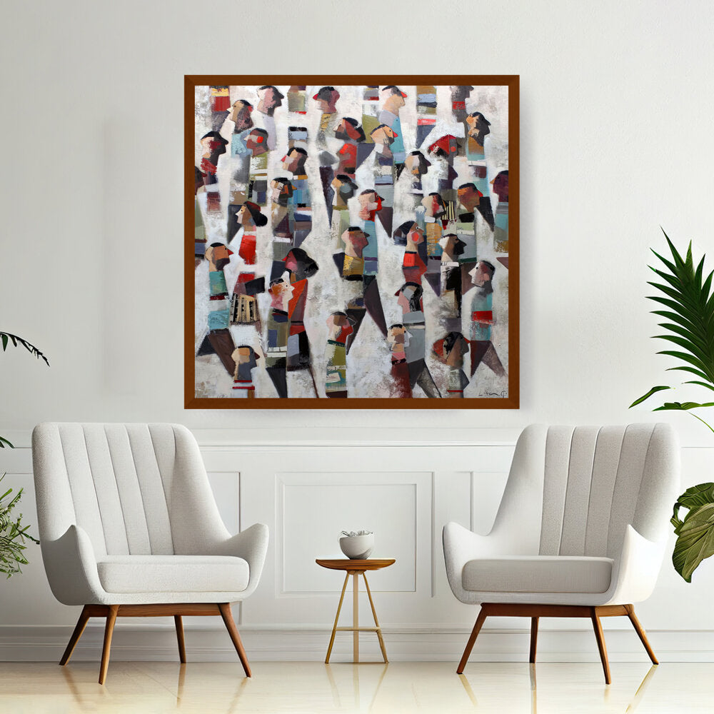 Vamos - Framed Canvas