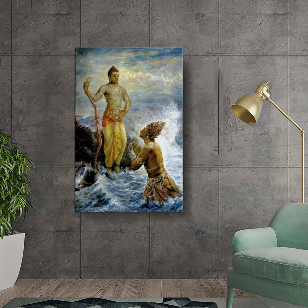 Samudra Greets Lord Rama