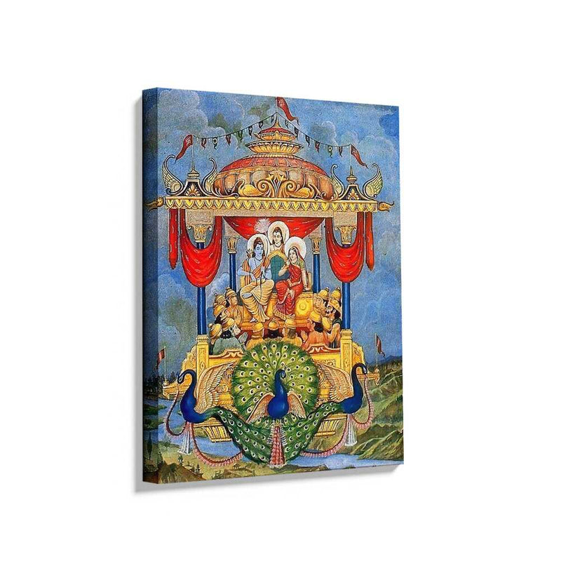 Picasoul - Picasoul Curated - Lord Rama Pushpakaviman - Wall Decor