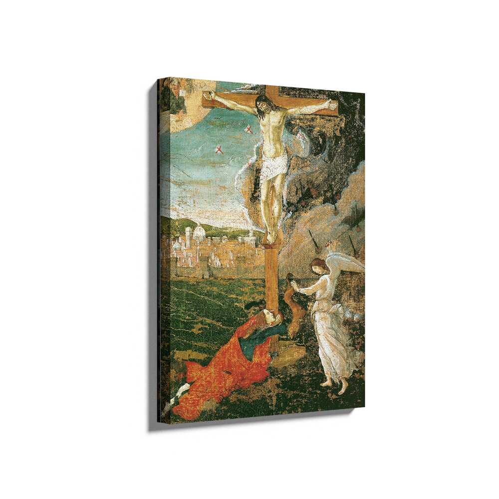 Picasoul - Picasoul Curated - Crucifixion With Mary And Angel - Wall Decor