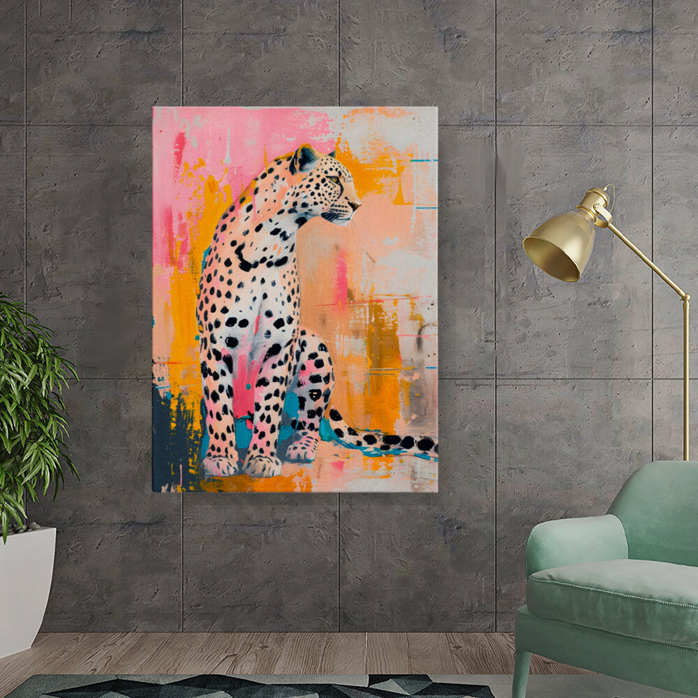 Leopard In Vibrant Colors
