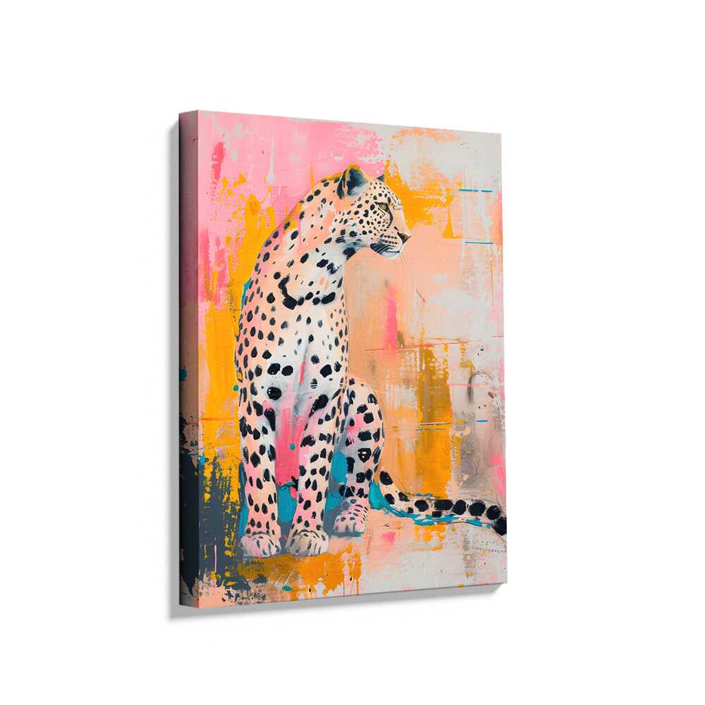 Picasoul - Picasoul Curated - Leopard In Vibrant Colors - Wall Decor