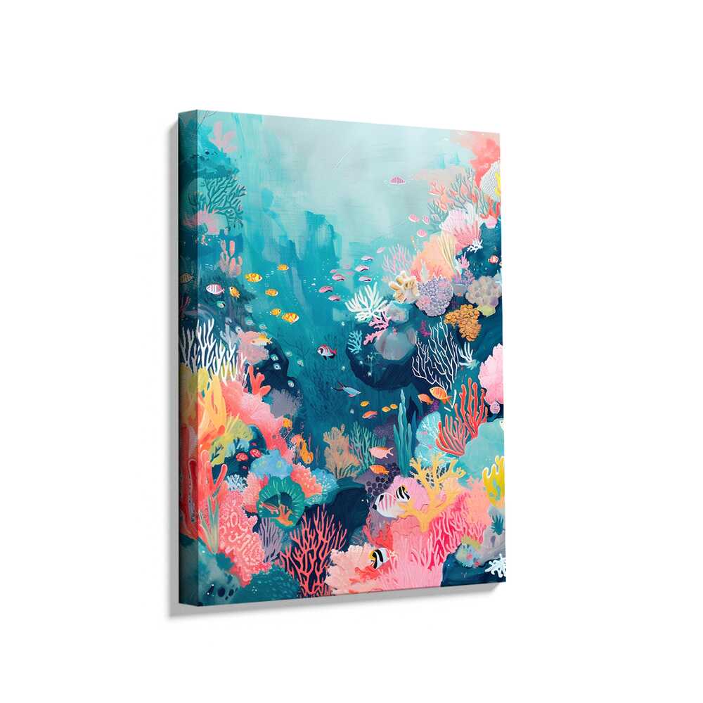 Picasoul - Picasoul Curated - Underwater Coral Wonderland - Wall Decor