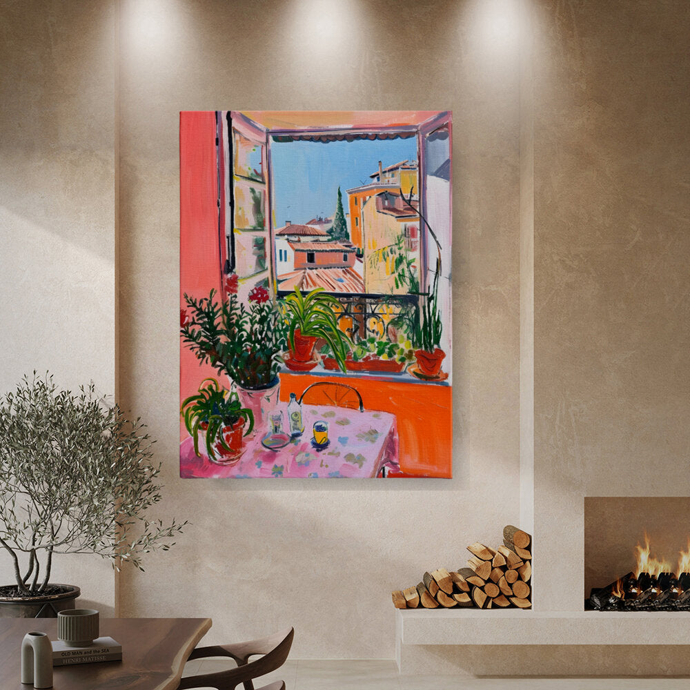 Vibrant Window View