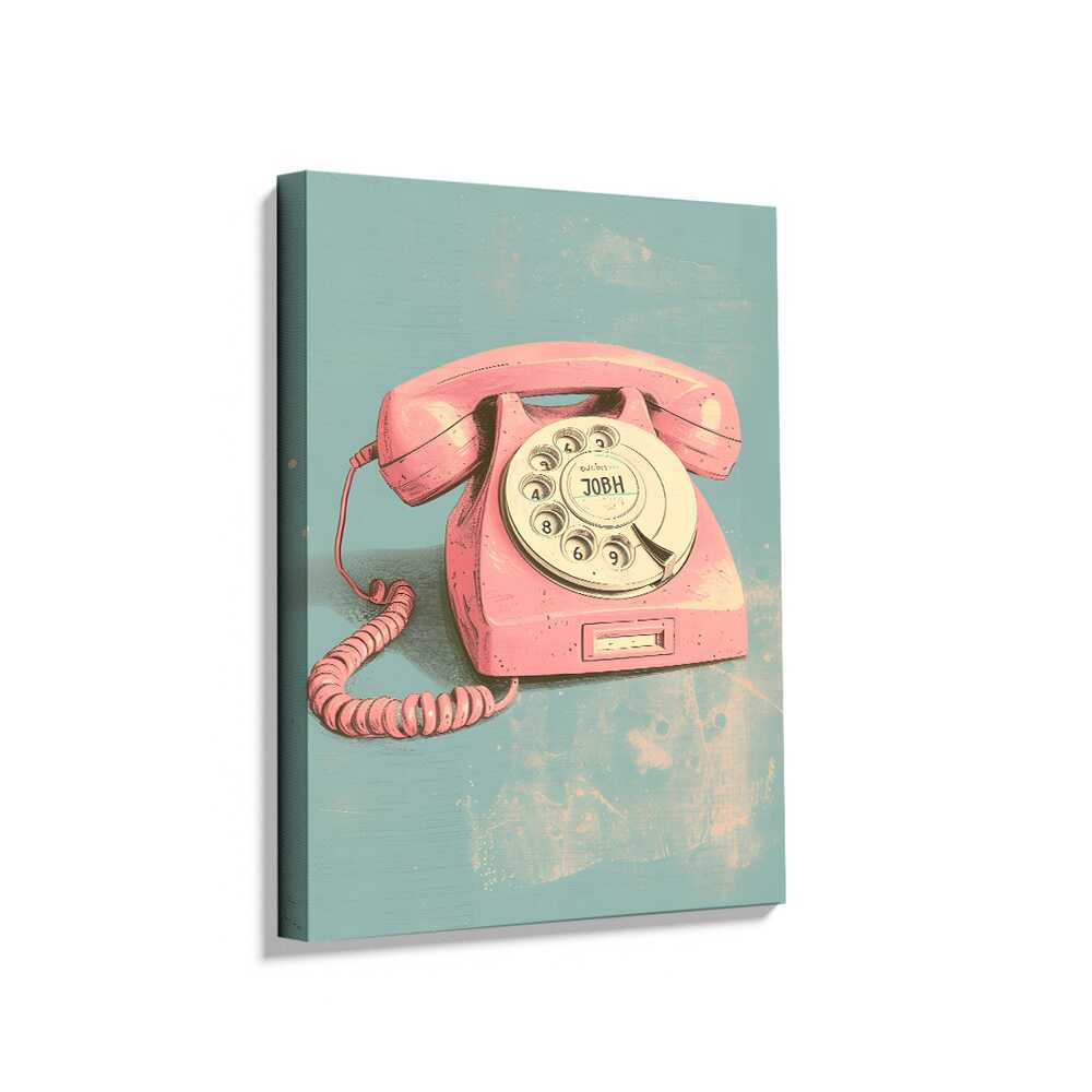 Picasoul - Picasoul Curated - Vintage Pink Telephone - Wall Decor