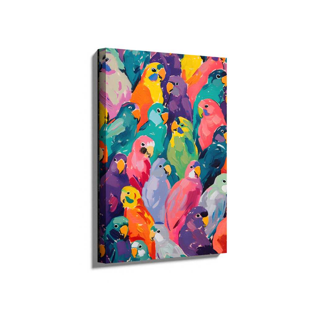 Picasoul - Picasoul Curated - Colorful Parrots - Wall Decor