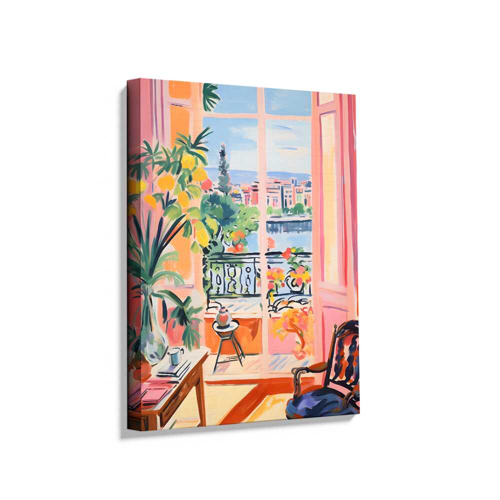 Picasoul - Picasoul Curated - Vibrant Balcony View - Wall Decor