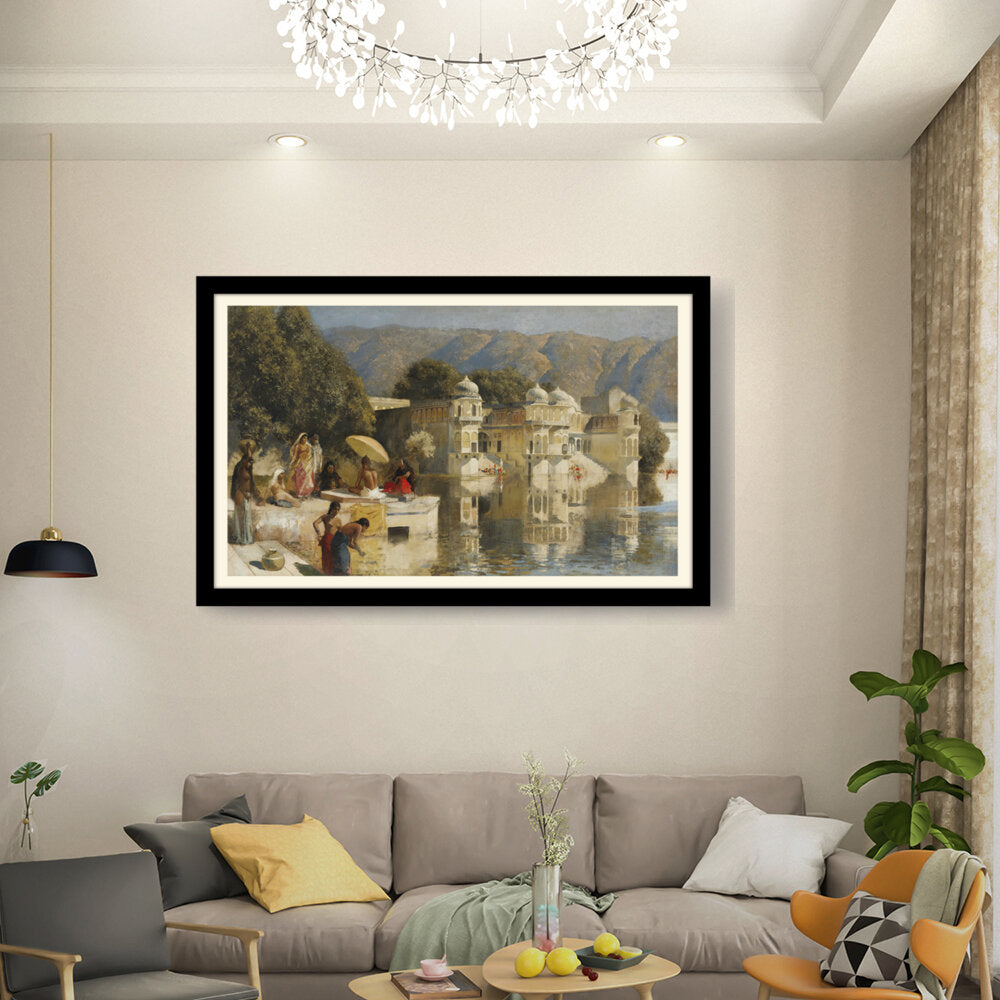Serenity By The Water - Framed Wall Art