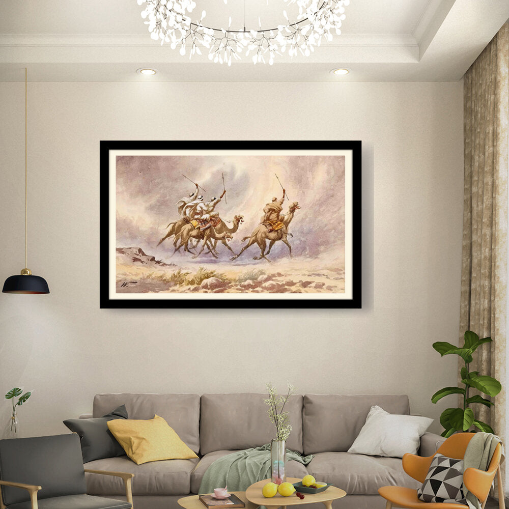 Desert Riders - Framed Wall Art